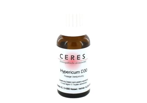 CERES Hypericum D 30 Dilution – PZN 01219031 (PZN 01219031)