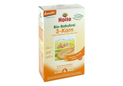 HOLLE Bio Babybrei 3 Korn – PZN 02909252 (PZN 02909252)