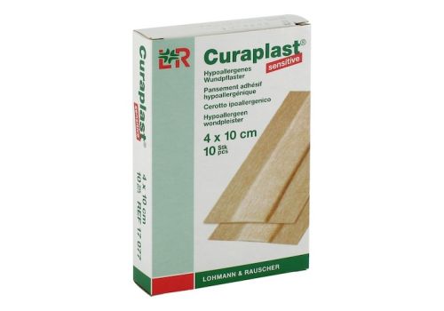 CURAPLAST Wundschnellverb.sensitiv 4x10 cm 1 m – PZN 06980063 (PZN 06980063)