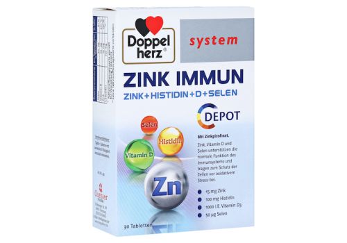 DOPPELHERZ Zink Immun Depot system Tabletten – PZN 15611554 (PZN 15611554)