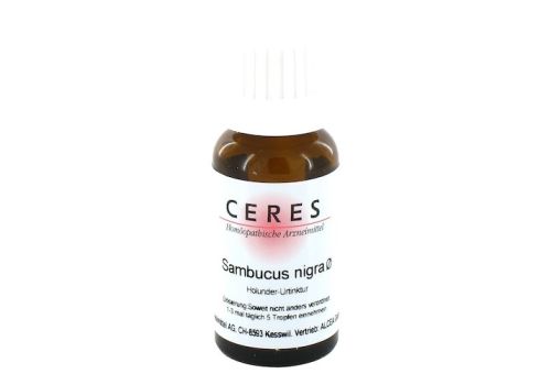 CERES Sambucus nigra Urtinktur – PZN 00241086 (PZN 00241086)