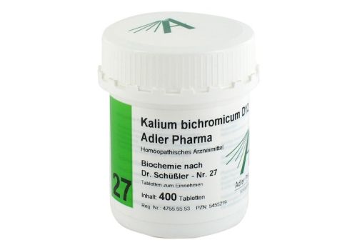 BIOCHEMIE Adler 27 Kalium bichrom D 12 Tabletten – PZN 05455219 (PZN 05455219)