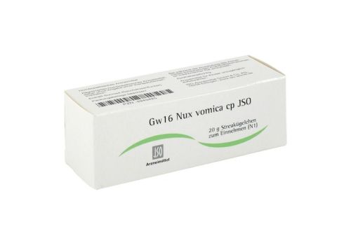 JSO Gw 16 Nux vomica cp Globuli – PZN 04943425 (PZN 04943425)