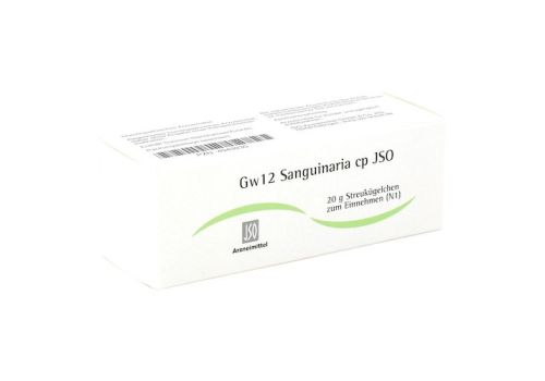 JSO Gw 12 Sanguinaria cp Globuli – PZN 04943230 (PZN 04943230)