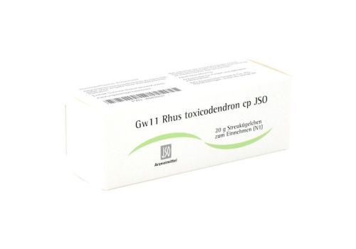 JSO Gw 11 Rhus toxicodendron cp Globuli – PZN 04943201 (PZN 04943201)