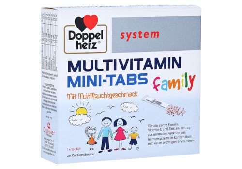 DOPPELHERZ Multivitamin Mini-Tabs family system – PZN 15885122 (PZN 15885122)