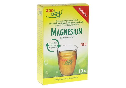 APODAY Magnesium Mango-Maracuja zuckerfrei Pulver – PZN 11694388 (PZN 11694388)