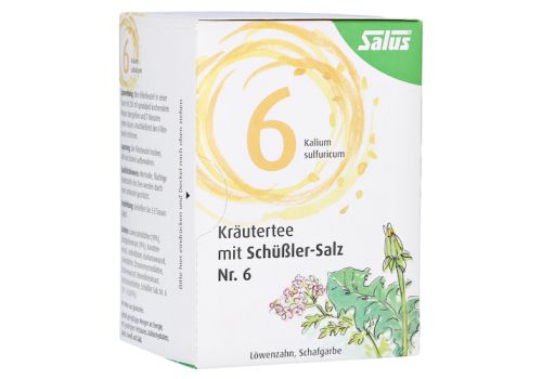 KRÄUTERTEE mit Schüssler-Salz Nr.6 Salus Fbtl. – PZN 13904430 (PZN 13904430)