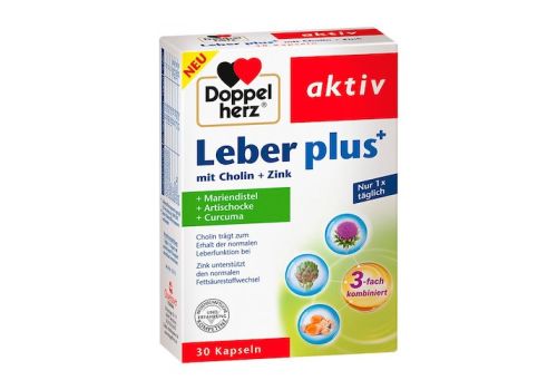 DOPPELHERZ Leber plus mit Cholin+Zink Kapseln – PZN 16348053 (PZN 16348053)