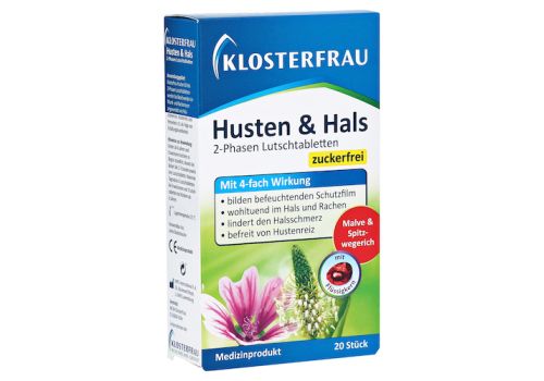 KLOSTERFRAU Husten & Hals Lutschtabletten – PZN 13568179 (PZN 13568179)