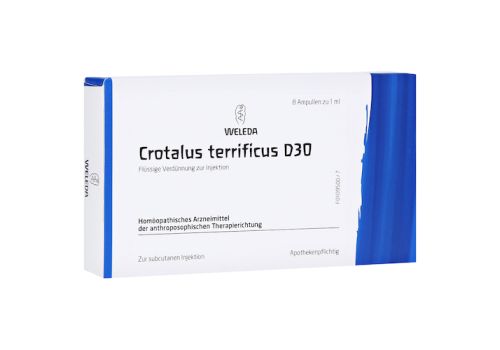 CROTALUS TERRIFICUS D 30 Ampullen – PZN 01621253 (PZN 01621253)