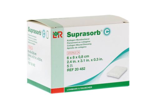 SUPRASORB C Kollagen Wundverb.0,8x6x8 cm – PZN 00433147 (PZN 00433147)