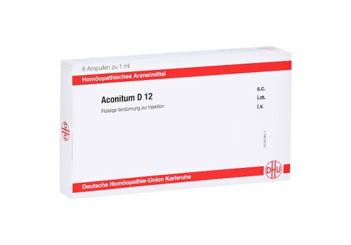 ACONITUM D 12 Ampullen – PZN 11703874 (PZN 11703874)