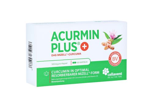 Acurmin Plus Das Mizell-Curcuma Weichkapseln – PZN 11875285 (PZN 11875285)