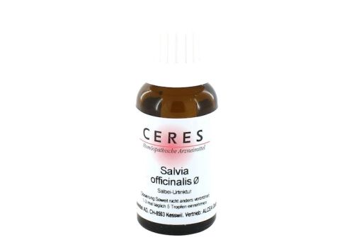 CERES Salvia officinalis Urtinktur – PZN 00233827 (PZN 00233827)