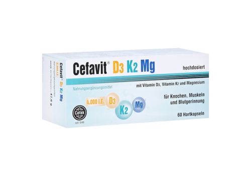 CEFAVIT D3 K2 Mg 4.000 I.E. Hartkapseln – PZN 15580150 (PZN 15580150)