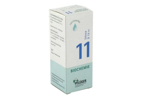 BIOCHEMIE Pflüger 11 Silicea D 12 Tropfen – PZN 06324755 (PZN 06324755)