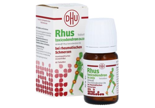 RHUS TOXICODENDRON D 6 Tabl.bei rheumat.Schmerzen – PZN 12608698 (PZN 12608698)