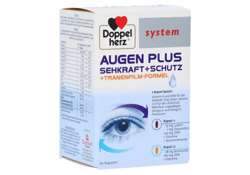 Doppelherz system Augen Plus Sehkraft + Schutz + Tränenfilm-Formel – PZN 05517713 (PZN 05517713)