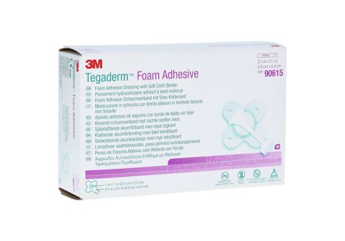 TEGADERM 3M Foam Adhesive 7x7 cm kreuzform 90615 – PZN 10032426 (PZN 10032426)