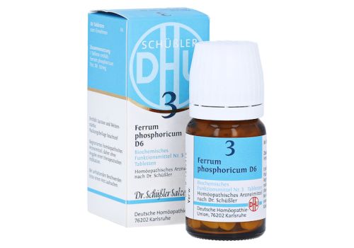 BIOCHEMIE DHU 3 Ferrum phosphoricum D 6 Tabletten – PZN 00273979 (PZN 00273979)