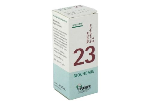 BIOCHEMIE Pflüger 23 Natrium bicarbonicum D 6 Tab. – PZN 06322845 (PZN 06322845)