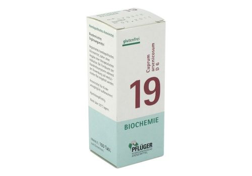 BIOCHEMIE Pflüger 19 Cuprum arsenicosum D 6 Tabl. – PZN 06322561 (PZN 06322561)