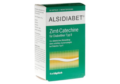 Alsidiabet Zimt Catechine f.Diab.Typ II Kapseln – PZN 07026899 (PZN 07026899)