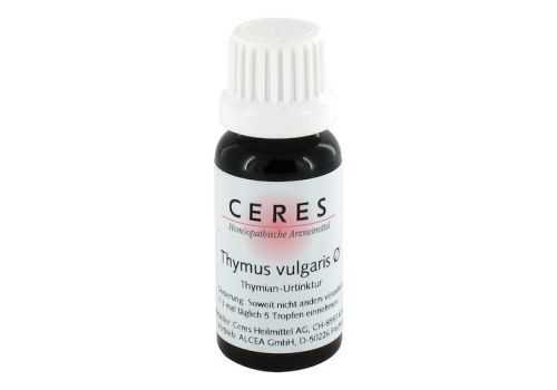 CERES Thymus vulgaris Urtinktur – PZN 00289710 (PZN 00289710)