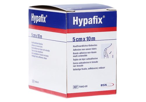 HYPAFIX Klebevlies hypoallergen 5 cmx10 m – PZN 09920340 (PZN 09920340)