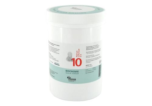 BIOCHEMIE Pflüger 10 Natrium sulfuricum D 6 Tabl. – PZN 06319702 (PZN 06319702)