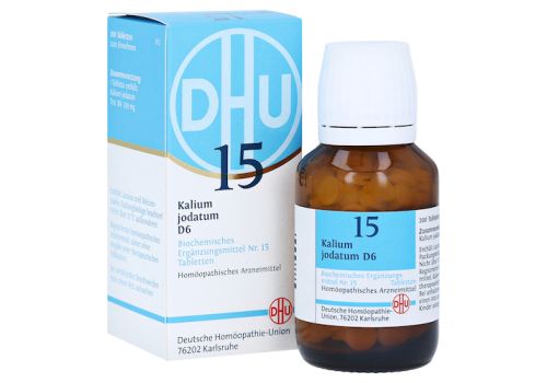 BIOCHEMIE DHU 15 Kalium jodatum D 6 Tabletten – PZN 02581142 (PZN 02581142)