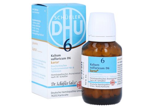 BIOCHEMIE DHU 6 Kalium sulfuricum D 6 Tab.Karto – PZN 06326576 (PZN 06326576)