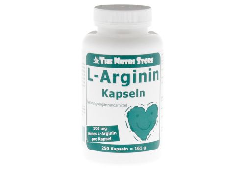 L-ARGININ 500 mg Kapseln – PZN 03468235 (PZN 03468235)