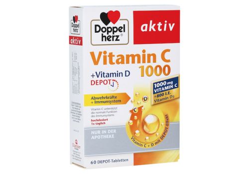 Doppelherz aktiv Vitamin C 1000 + Vitamin D Depot – PZN 13501956 (PZN 13501956)