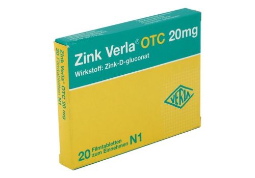 Zink Verla OTC 20mg – PZN 03000526 (PZN 03000526)