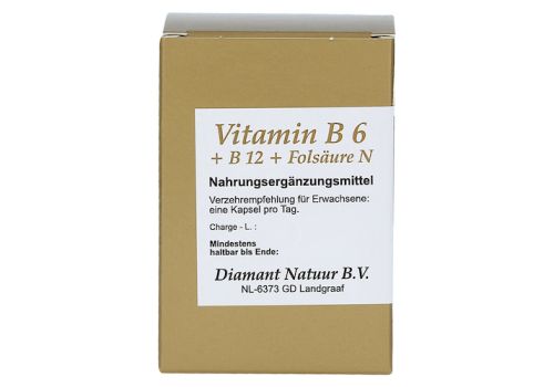 VITAMIN B6+B12+Folsäure N Kapseln – PZN 12569248 (PZN 12569248)