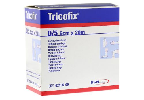 TRICOFIX Schlauchverband Gr.D 6 cmx20 m – PZN 01868976 (PZN 01868976)