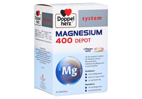 Doppelherz system Magnesium 400 Depot – PZN 13906305 (PZN 13906305)