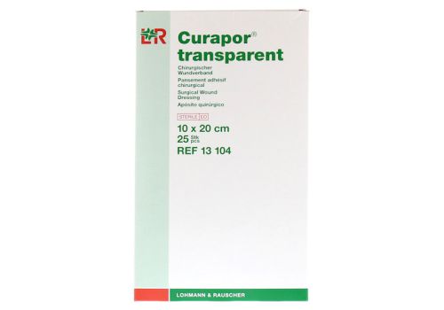 CURAPOR Wundverband steril transparent 10x20 cm – PZN 02914170 (PZN 02914170)