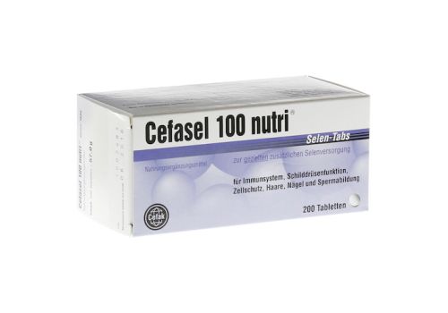 Cefasel 100 Nutri Selen-Tabs – PZN 07008795 (PZN 07008795)