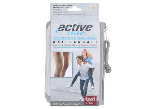 BORT ActiveColor Kniebandage L haut – PZN 06914592 (PZN 06914592)