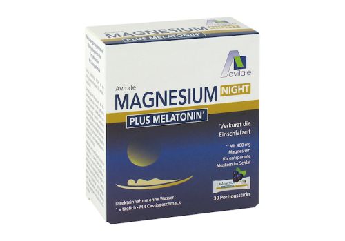 MAGNESIUM NIGHT plus 1 mg Melatonin Direktsticks – PZN 17267167 (PZN 17267167)