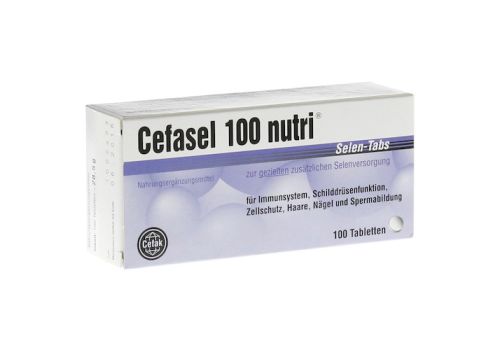 Cefasel 100 Nutri Selen Tabs – PZN 04522592 (PZN 04522592)