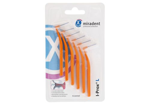 MIRADENT Interdentalbürste I-Prox L 0,8 mm orange – PZN 11597515 (PZN 11597515)