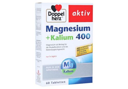 Doppelherz aktiv Magnesium + Kalium 400 – PZN 11692343 (PZN 11692343)