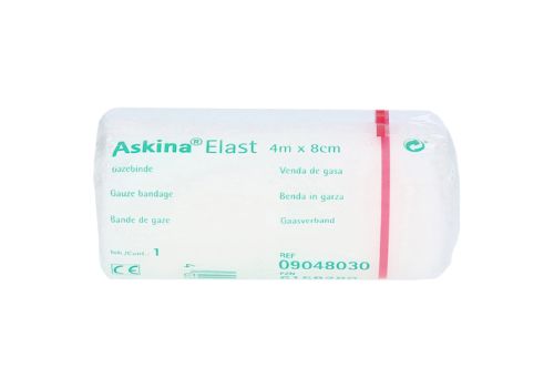 ASKINA Elast Binde 8 cmx4 m cellophaniert – PZN 06158280 (PZN 06158280)