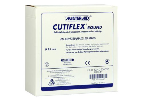 CUTIFLEX Folien-Pflaster round 25 mm Master Aid – PZN 02506637 (PZN 02506637)