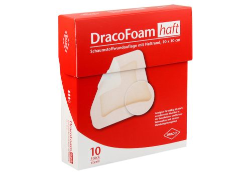 DRACOFOAM Haft Schaumstoff Wundaufl.10x10 cm – PZN 10003123 (PZN 10003123)