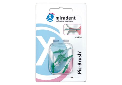 MIRADENT Interd.Pic-Brush Ersatzb.medium grün – PZN 02172432 (PZN 02172432)